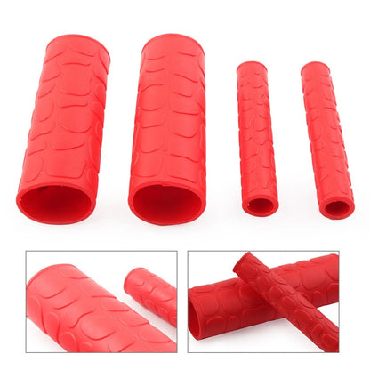 Soft Hand Grips for Dirt Bike Motorcycle Handle Bar Red