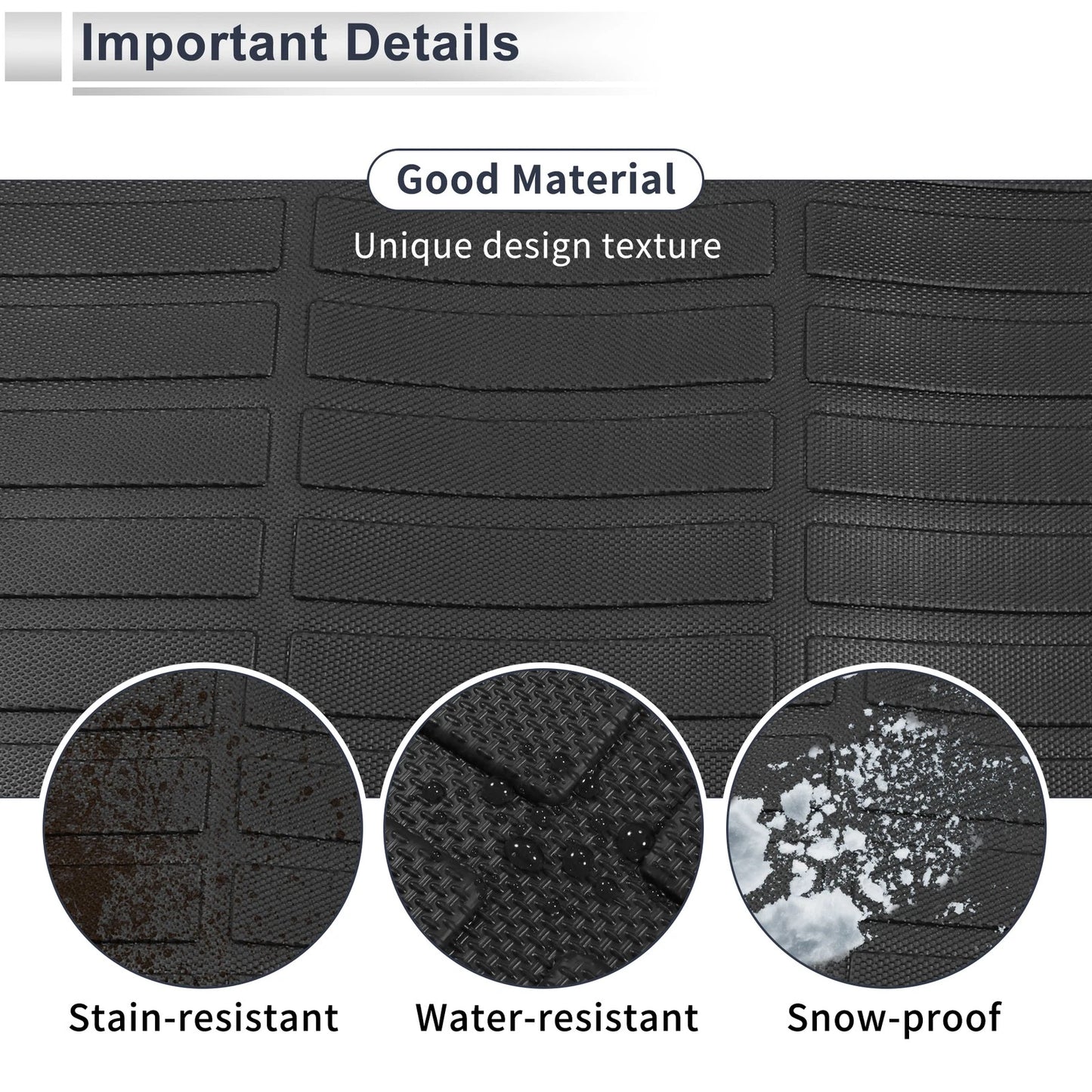 Cargo Liner Rear Trunk Mat for Nissan Murano (2015-2024)