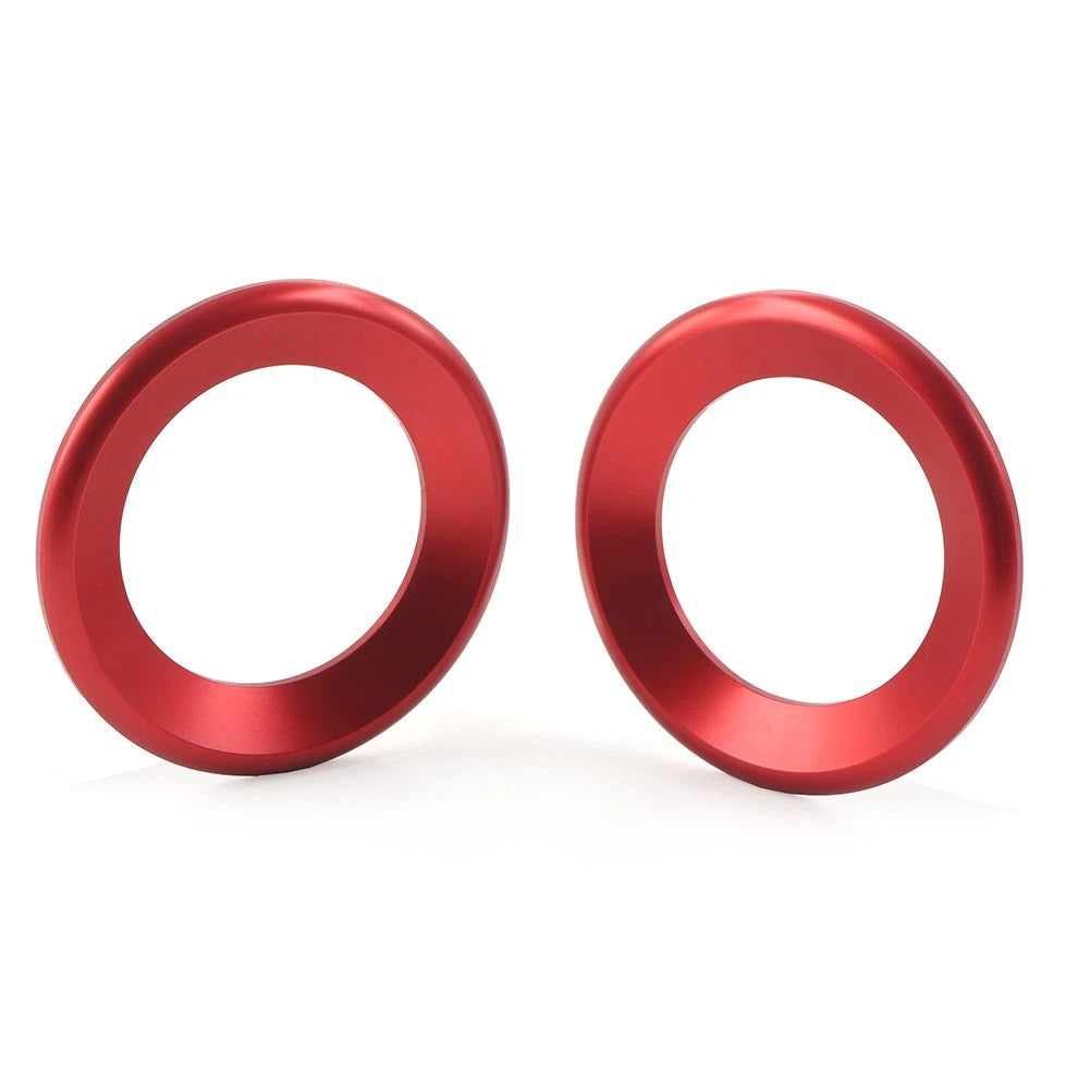 A Pillar Horn Ring Cover Red for Honda Civic 2016-2021 (2 Pcs)