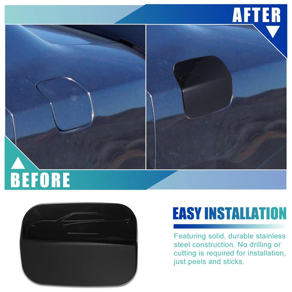 Gas Filler Cap Cover for Dodge Charger (2011 - 2021)