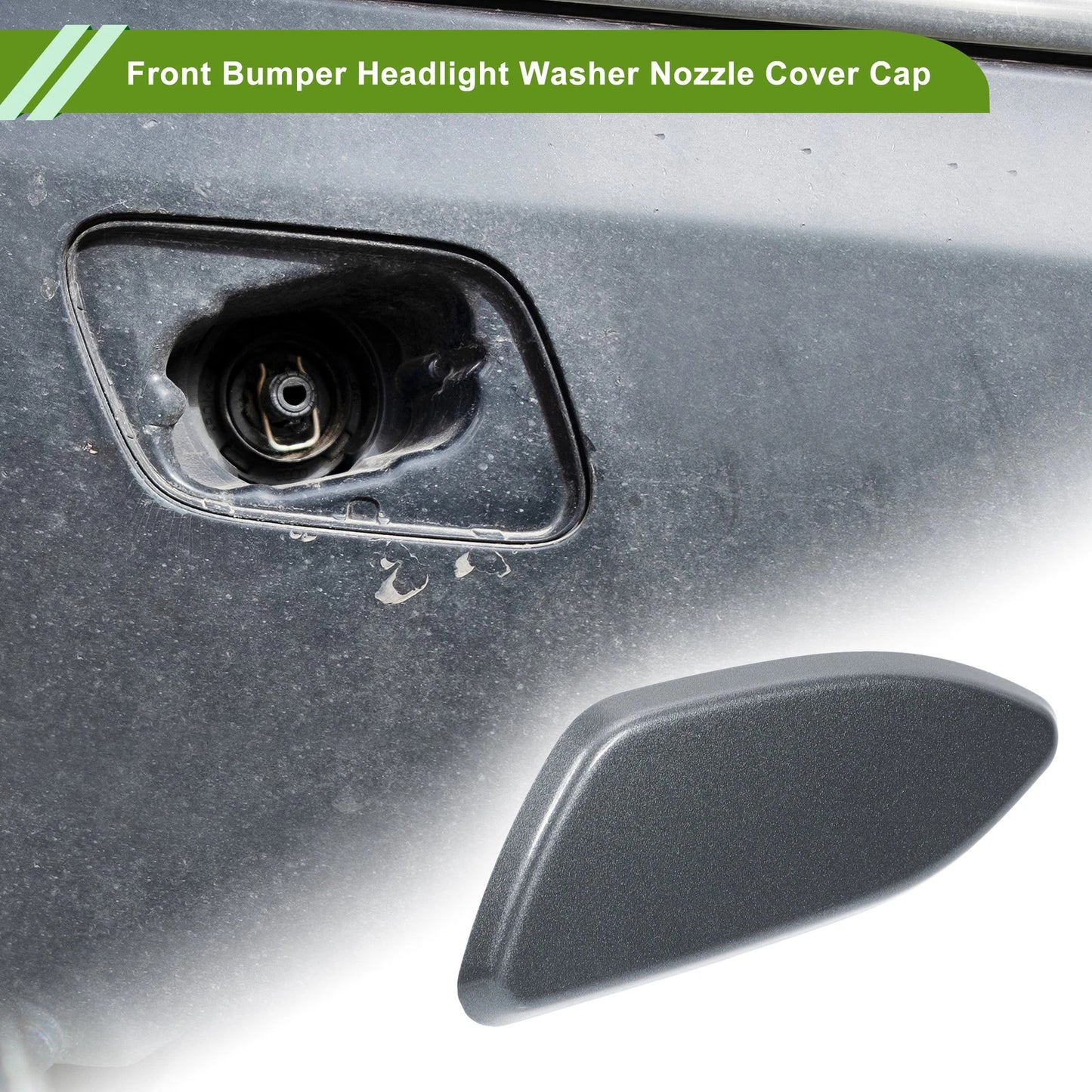 Front Left Washer Nozzle Cover Cap Gray for Toyota Rav4 (2010–2012)