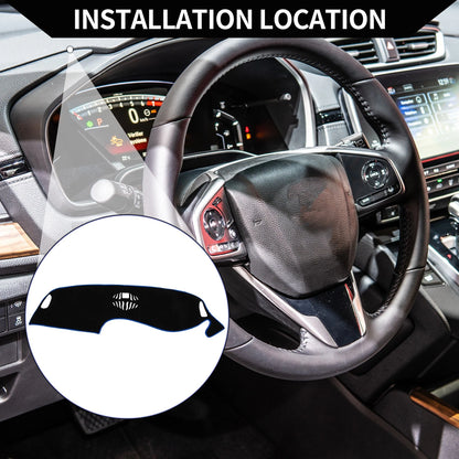 Dashboard Dash Cover Mat for Honda ZR-V (2023-2024) Sun Protector Pad Black Blue
