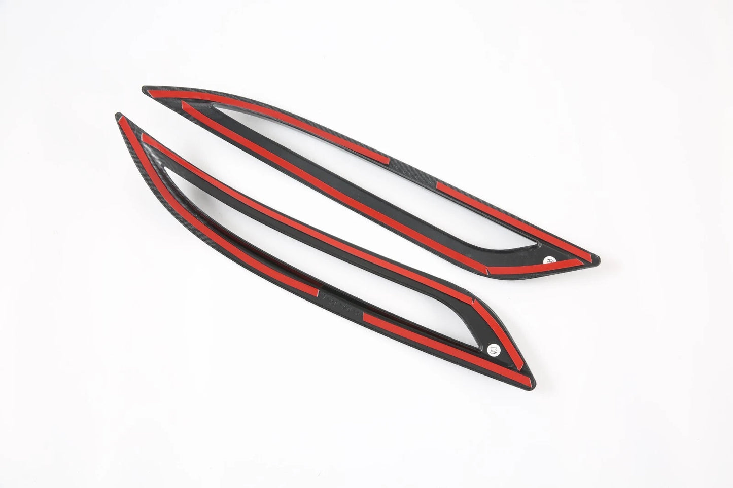 ABS Carbon Fiber Rear Fog Light Lamp Cover Trim for Tesla Model 3 (2018-2023) 2 x