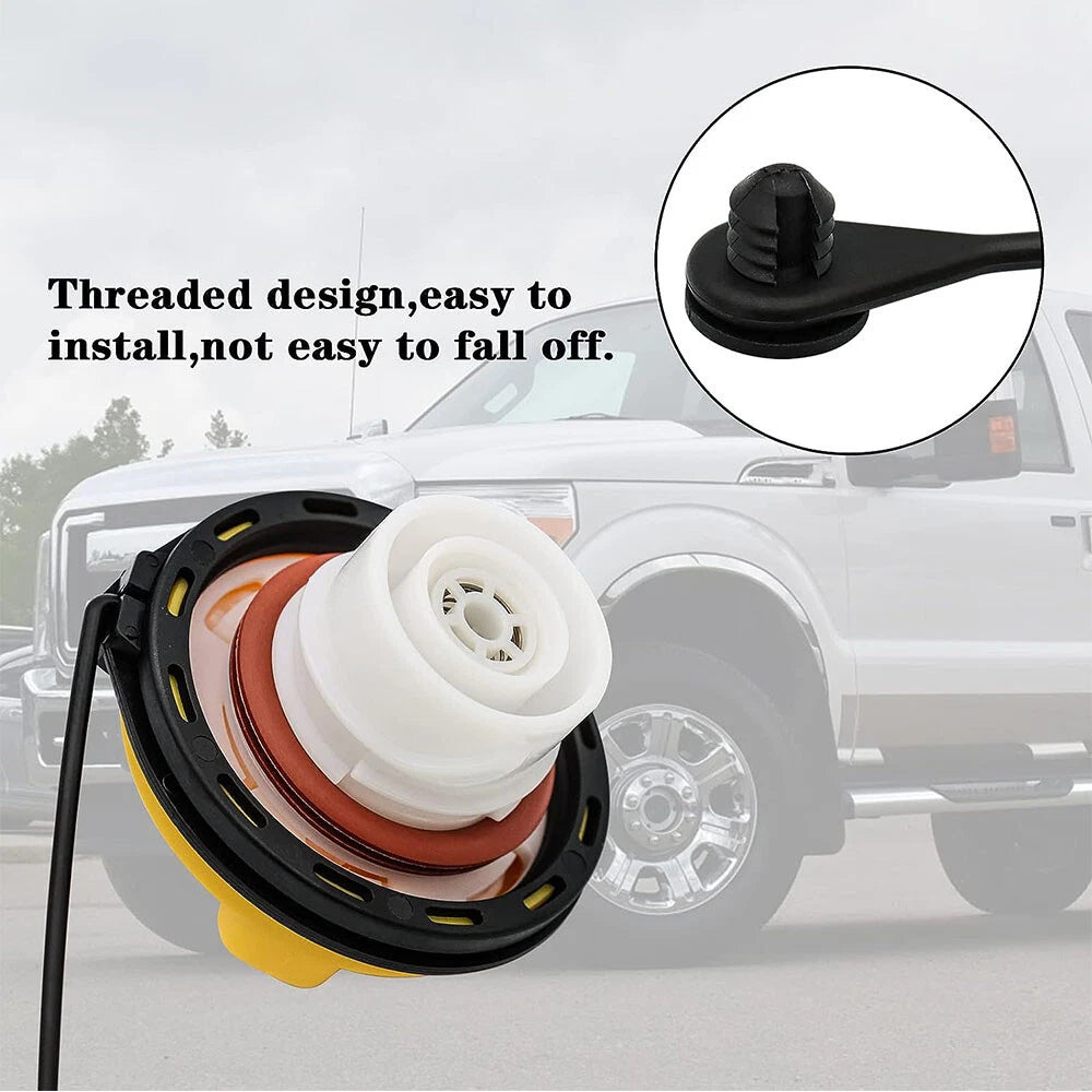 Gas Cap Fuel Cover for Ford F150 F250 F350 F450 F550 Super Duty (2011-2023)