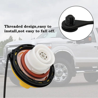 Gas Cap Fuel Cover for Ford F150 F250 F350 F450 F550 Super Duty (2011-2023)