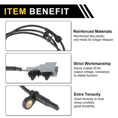 ABS Wheel Speed Sensor Front Left Replacement for Infiniti Fx35