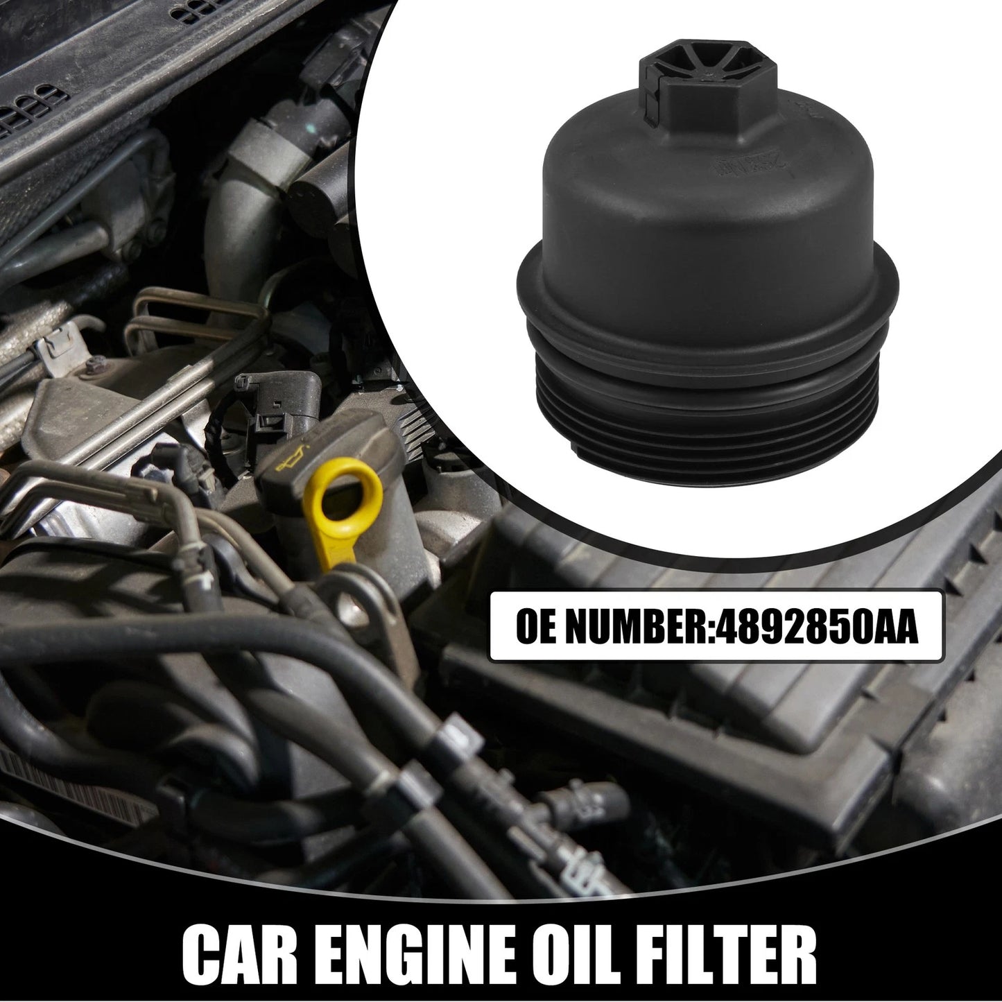 Engine Oil Filter Cap Cover for Dodge Dart (2012-2016)