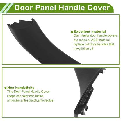 Door Handle Trim Cover for BMW 5 Series (2011-2016) Black
