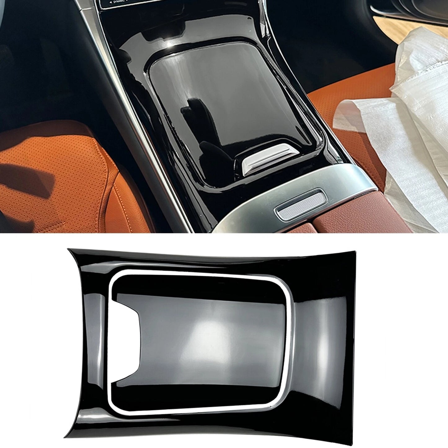 Center Console Storage Box Cover for Benz X254 GLC200 AMG (2023-)