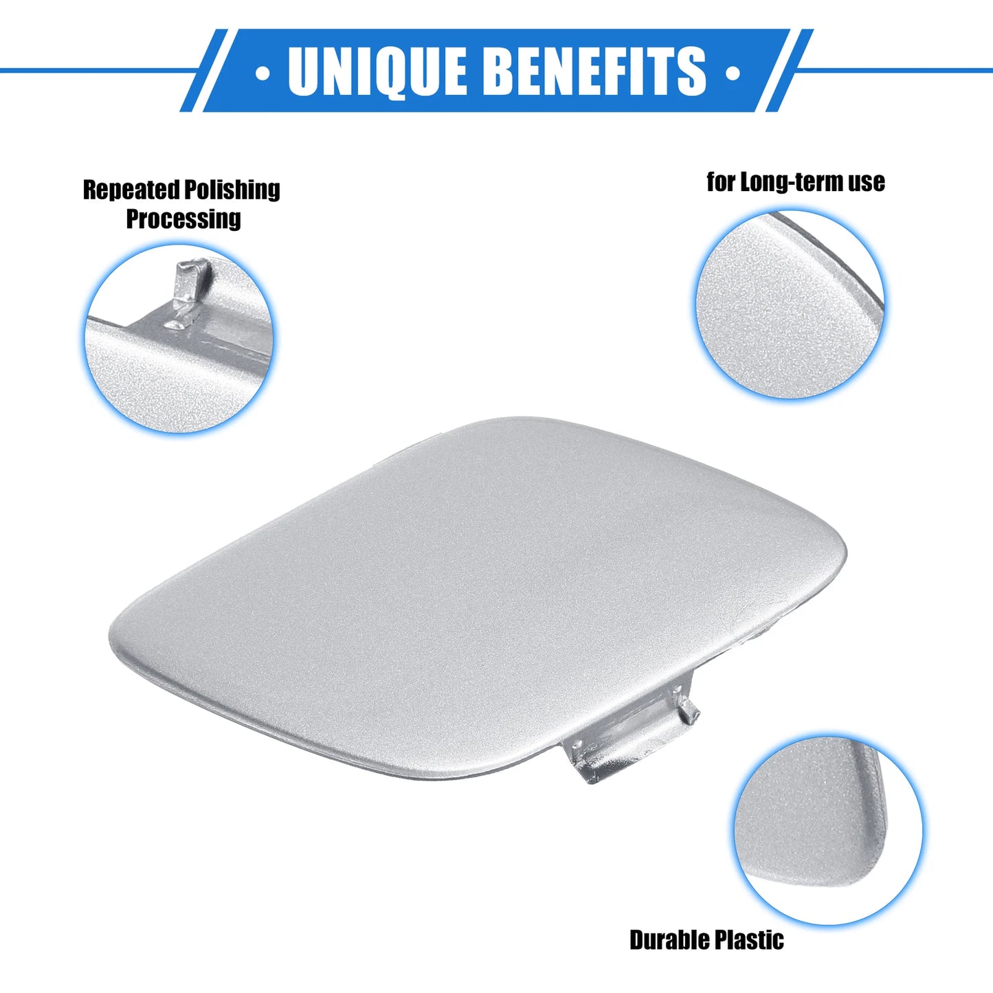 Tow Hook Covers for BMW E92 E93 2007-2010 Silver Tone Front Right