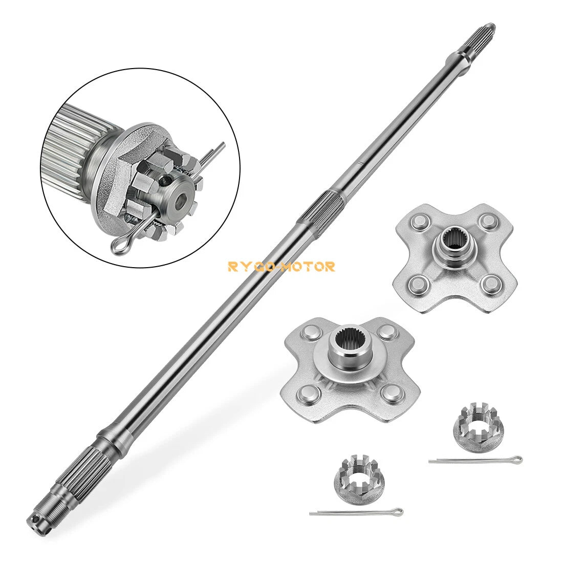 Rear Axle Shaft & Hubs for Honda Foreman 500 (2005–2013)