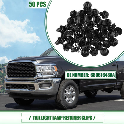 50 Pcs Tail Light Lamp Retainer Clip for Dodge Ram 1500
