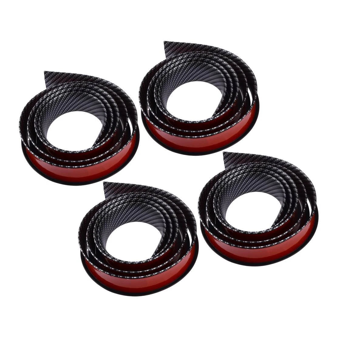 4 x 1.5M Carbon Fiber Style Wheel Eyebrow Trim for Car (Various Years)