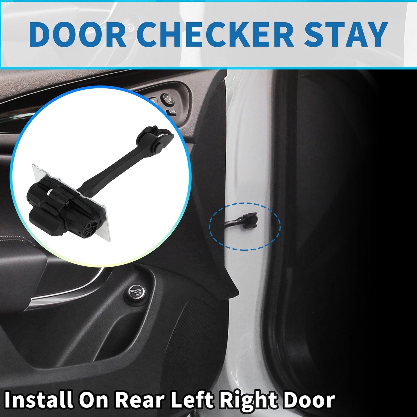 Rear Door Check Strap Stopper for Citroen C4 Cactus (2014-2019)