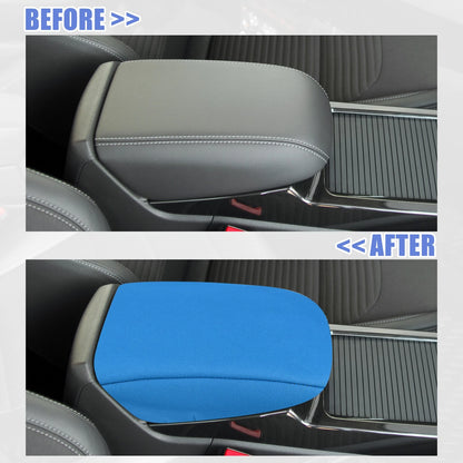 Center Console Armrest Box Cover for Toyota Tacoma (2016-2022) - Blue