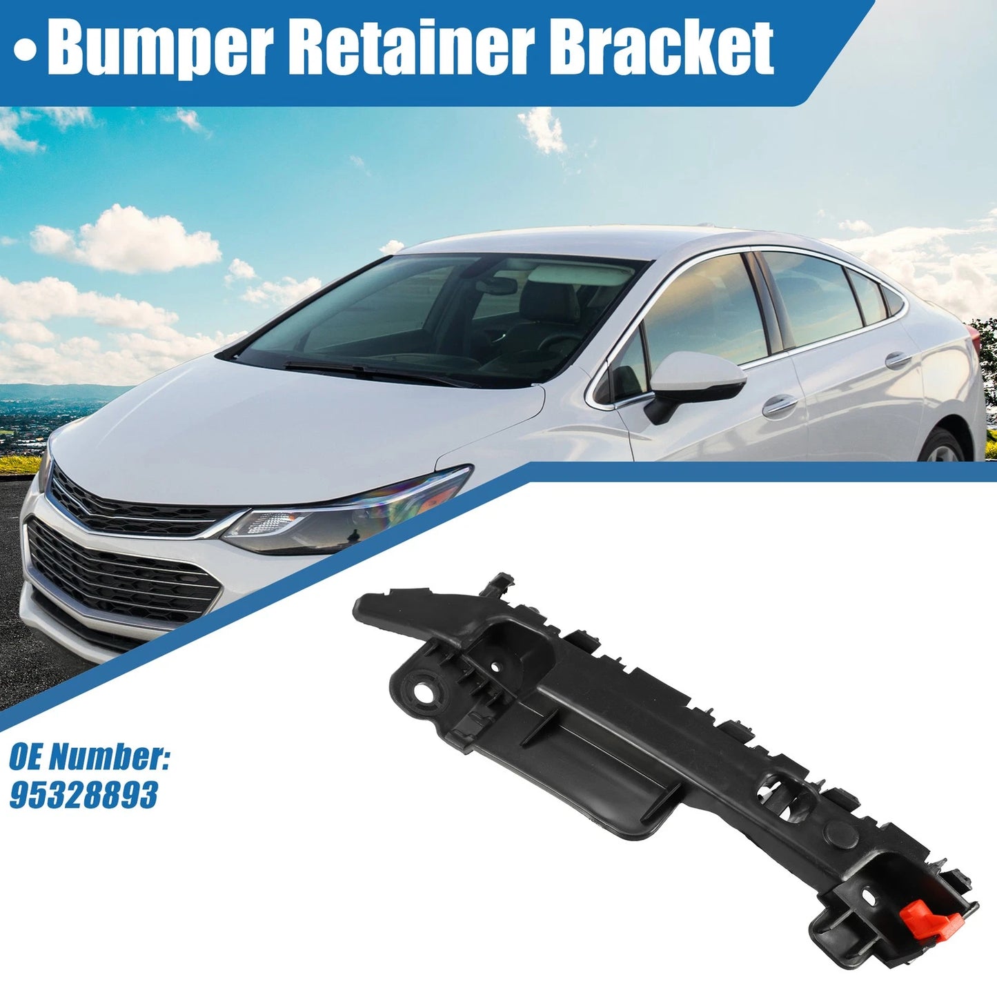 Left Driver Side Bumper Bracket for Chevrolet Cruze (2011-2015)