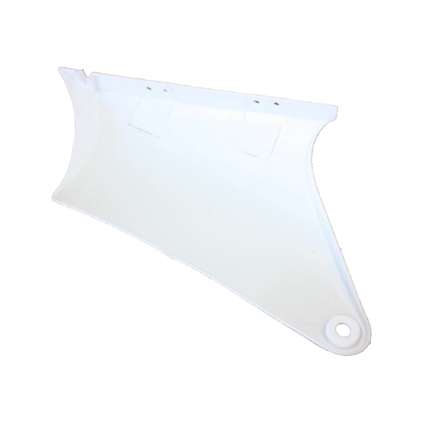 White Plastic Rear Left Side Number Guard Fender for Apollo Orion Pit Pro