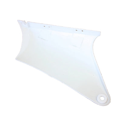 White Plastic Rear Left Side Number Guard Fender for Apollo Orion Pit Pro