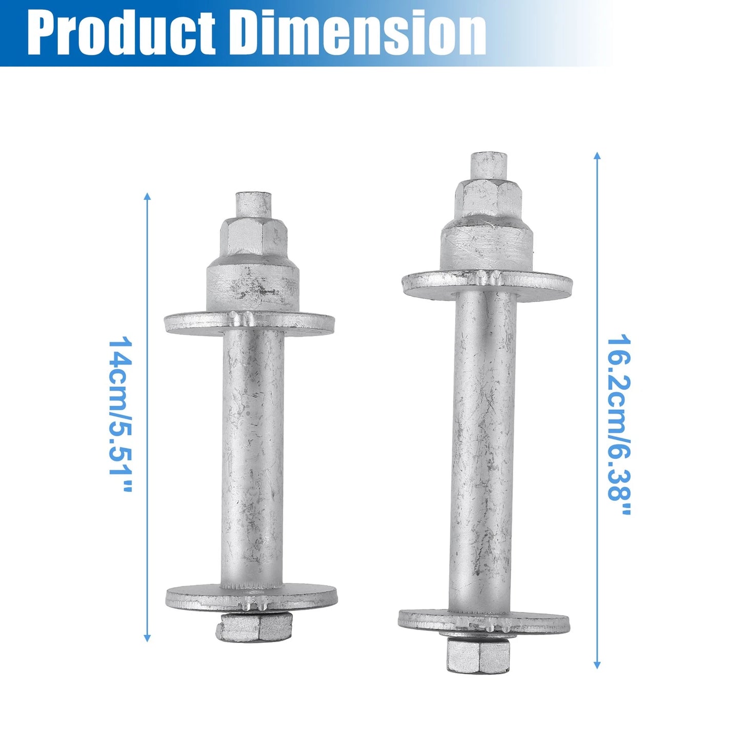 Front Alignment Camber Toe Adjustment Bolts for Toyota Sequoia (2001-2007)