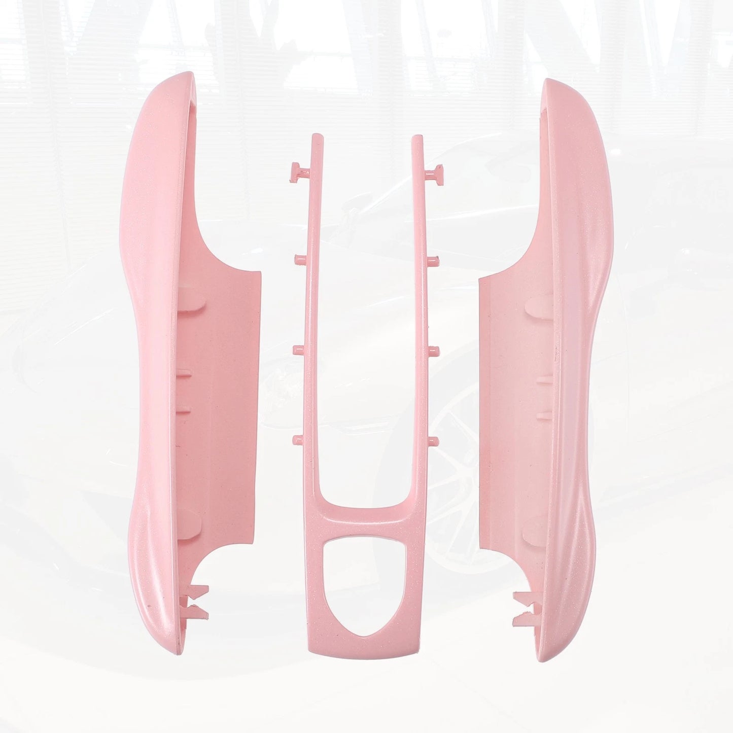 Set Car Key Shell Cover Case for Porsche Taycan 911 Pink (2020-2021)