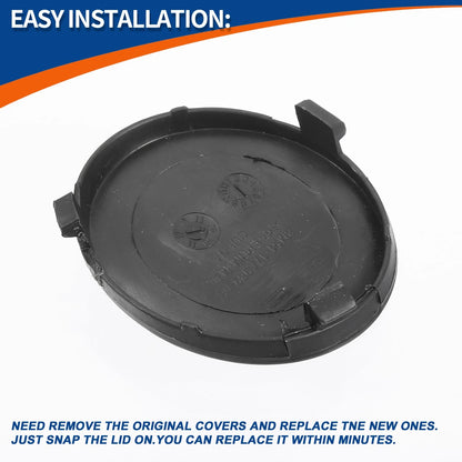 Front Car Bumper Tow Hook Cover for Ford Focus MK2 (2007-2011) Unpainted