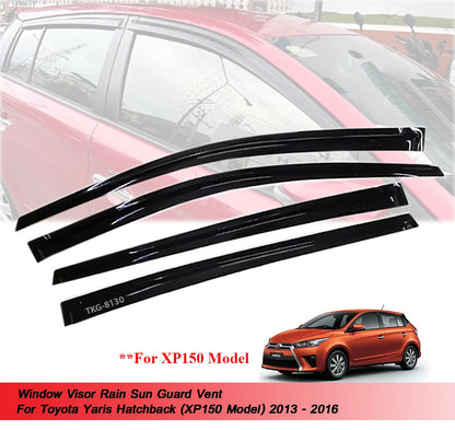 Window Visor Monsoons for Toyota Yaris Hatchback (2013-2016)