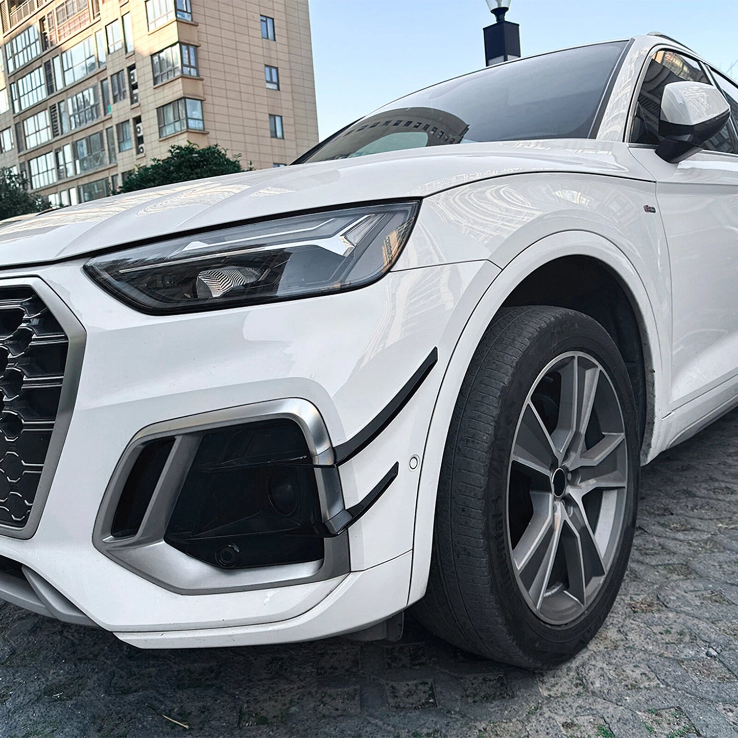 4 x Gloss Black Front Side Air Vent Trims for Audi Q5 FY Sline (2020-2024)