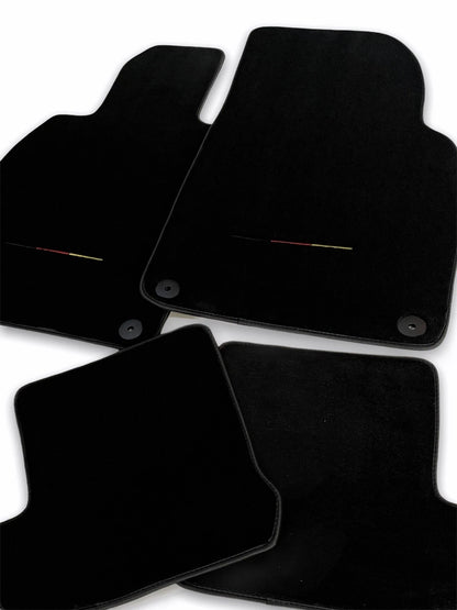 Floor Mats for Audi SQ8 LHD Carpet Black Germany Flag (2020-2022)