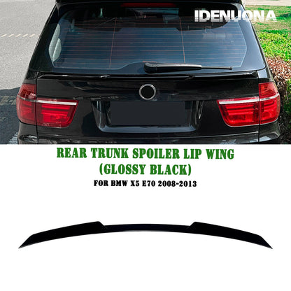 Rear Boot Spoiler Lip for BMW X5 E70 (2008-2013)