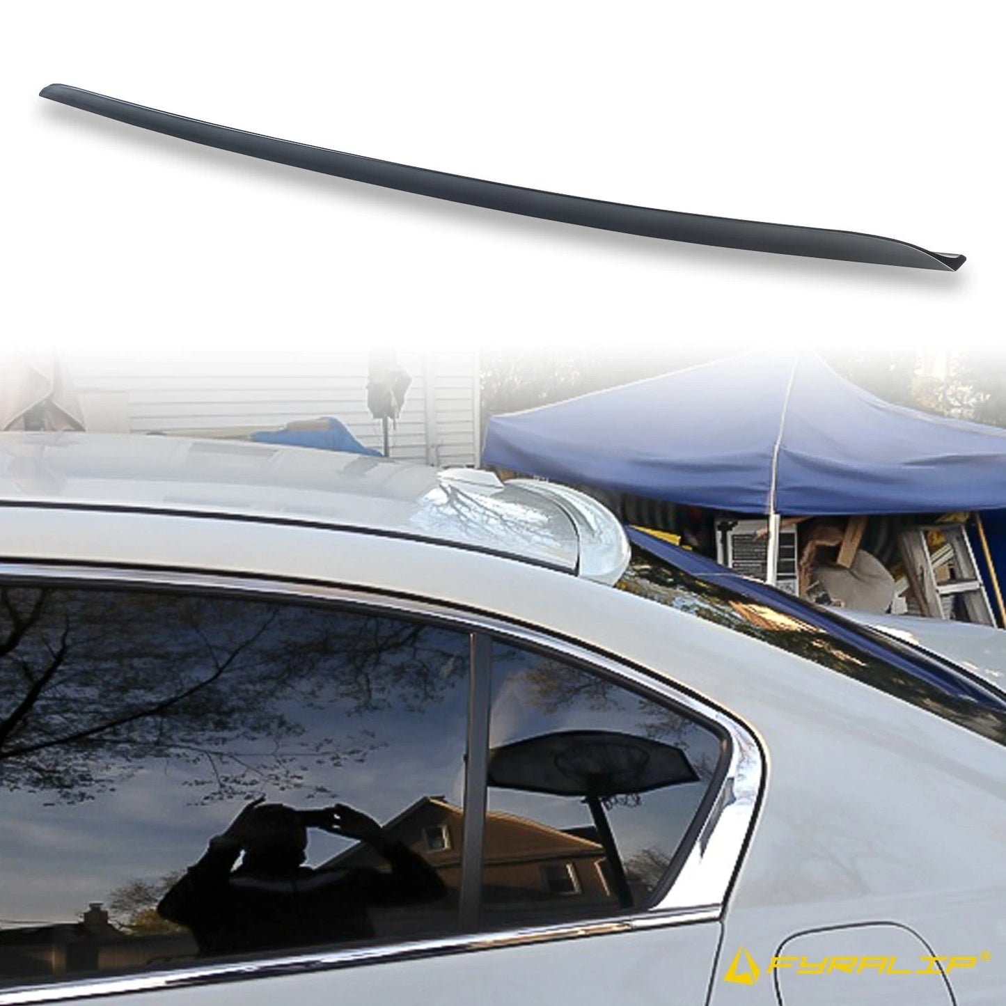 Black Roof Spoiler for Honda Accord Sedan (2012-2017)