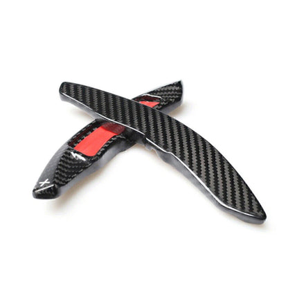 Carbon Fiber Steering Wheel Shift Paddle Shifter for Porsche Macan Cayenne (2014-2023)