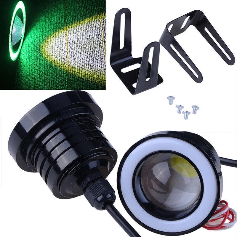 2 x 2.5" COB Fog Light Projector Car Lamp Halo Angel Eyes LED for Universal