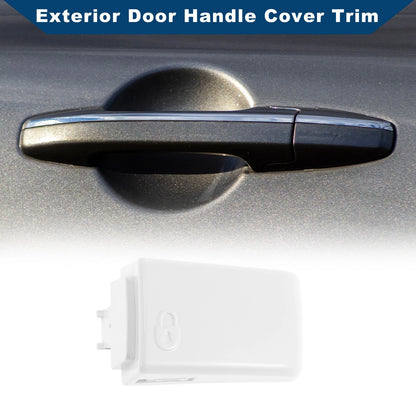 White Exterior Door Handle Cover Trim for Land Rover LR4 / Discovery 4 (2010-2016)
