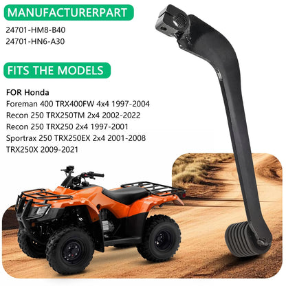 Shifter shift lever pedal arm for Honda TRX 250TM 250 Recon TRX 400 Foreman (1988–2012)