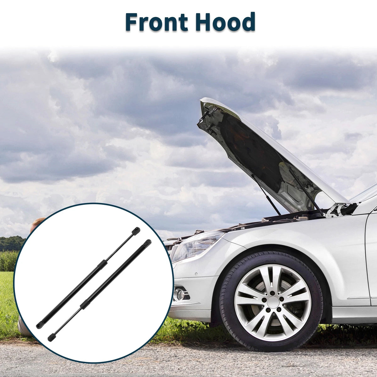 Hood Lift Supports Struts for Honda Accord (1998-2002)