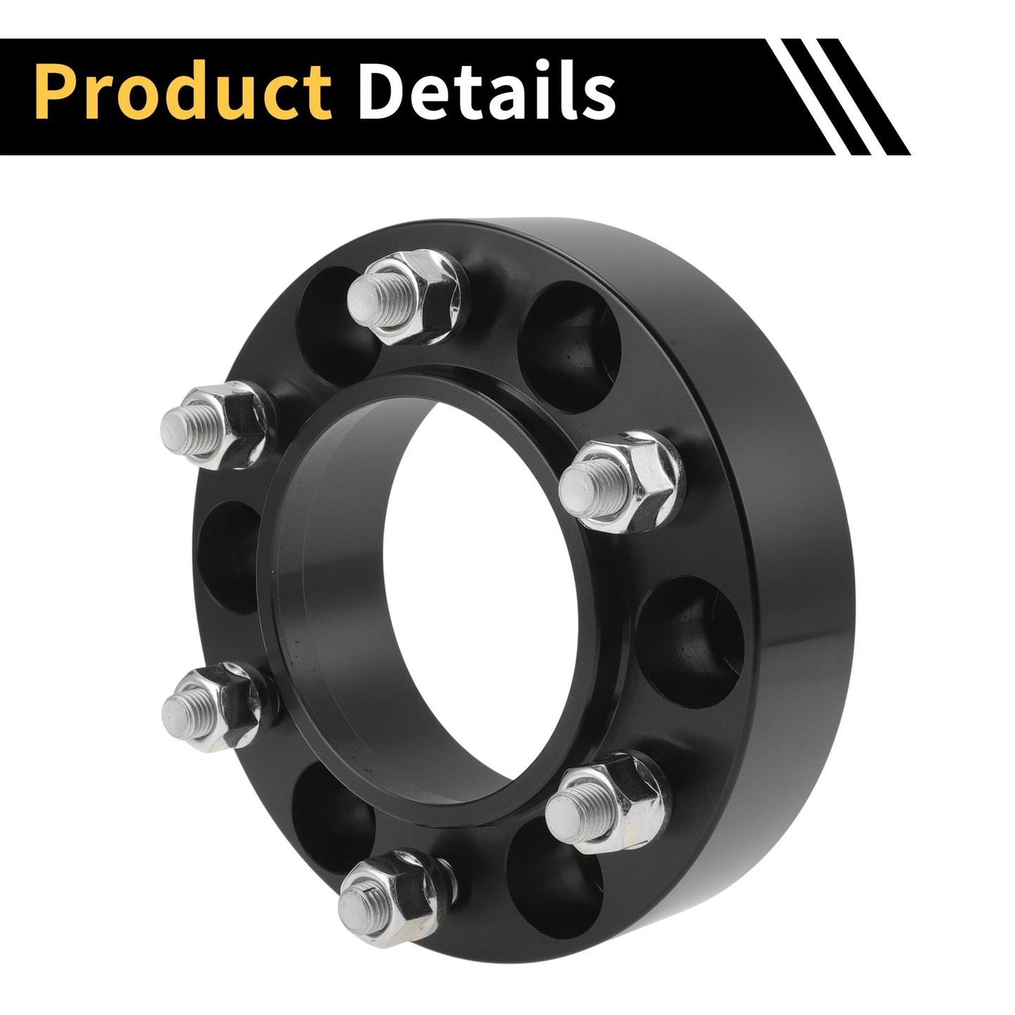 6x139.7mm Wheel Spacers 106.1mm M12x1.5 for Toyota 4Runner (89-23)