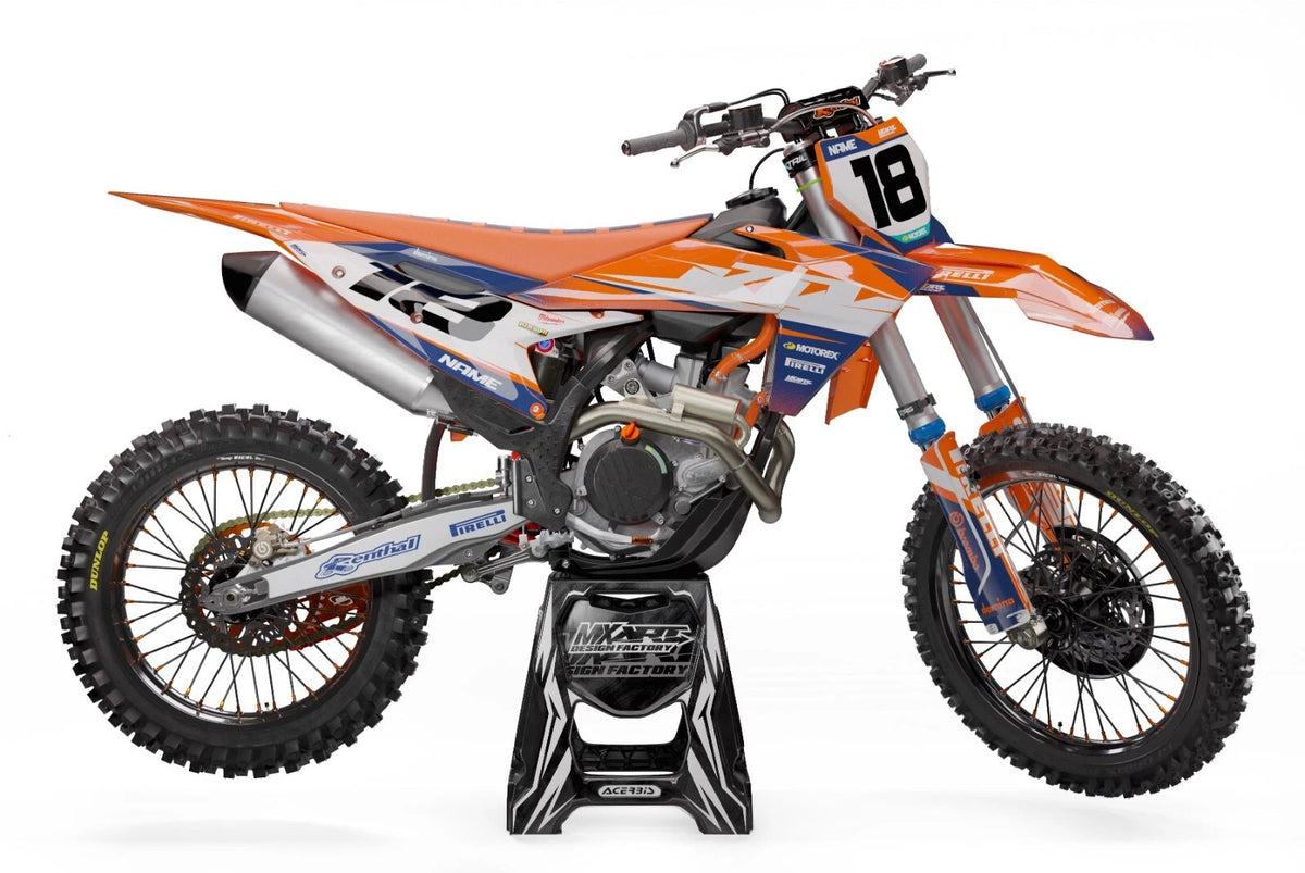 KTM SXF 250 Brixton Style Decal Kit Stickers (2023-2024)