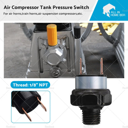 90-120 PSI 1/8" NPT Air Compressor Pressure Control Switch