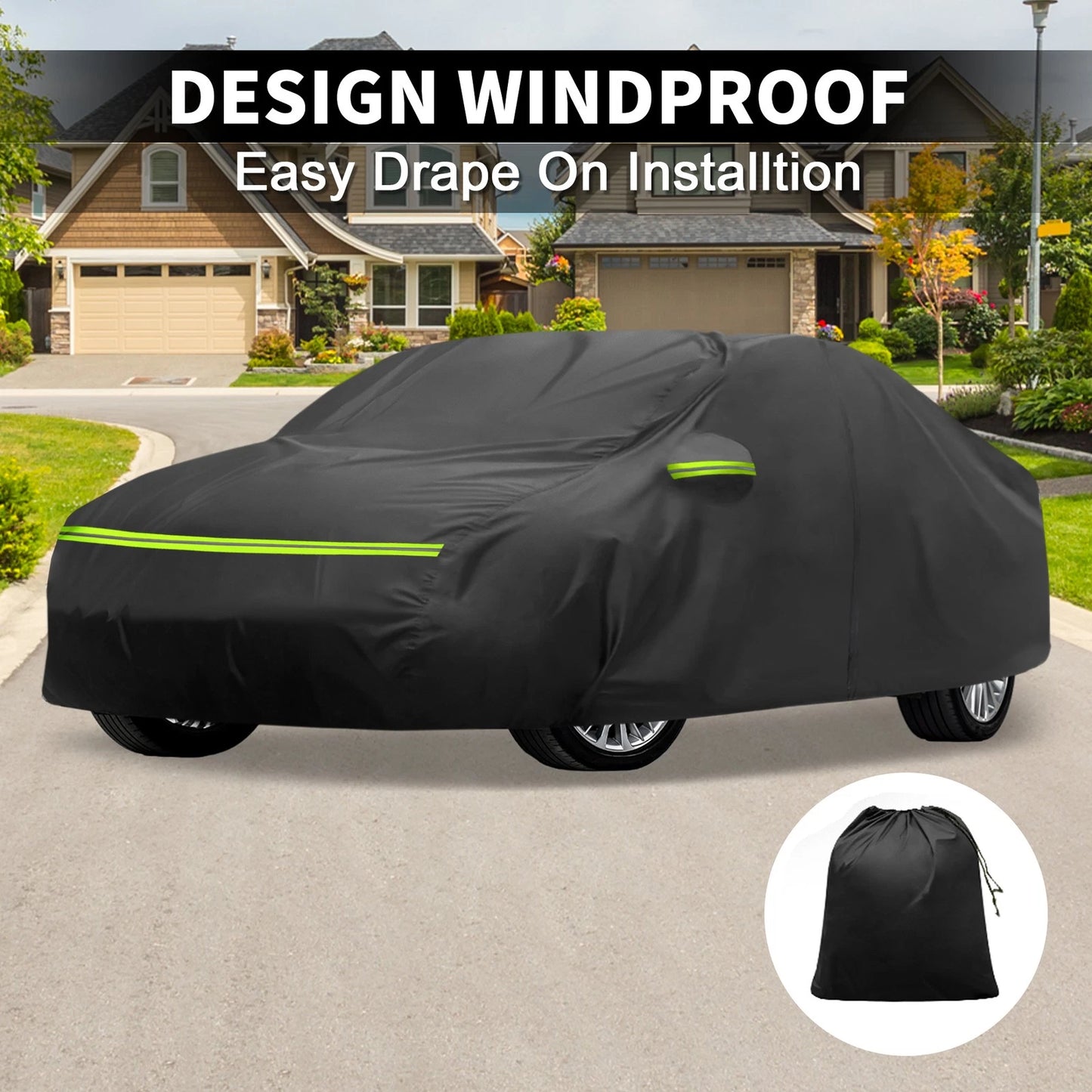 Waterproof 210D-PU Car Cover for BMW 1 Series E87/E81/F20/F40 (2004-2024)