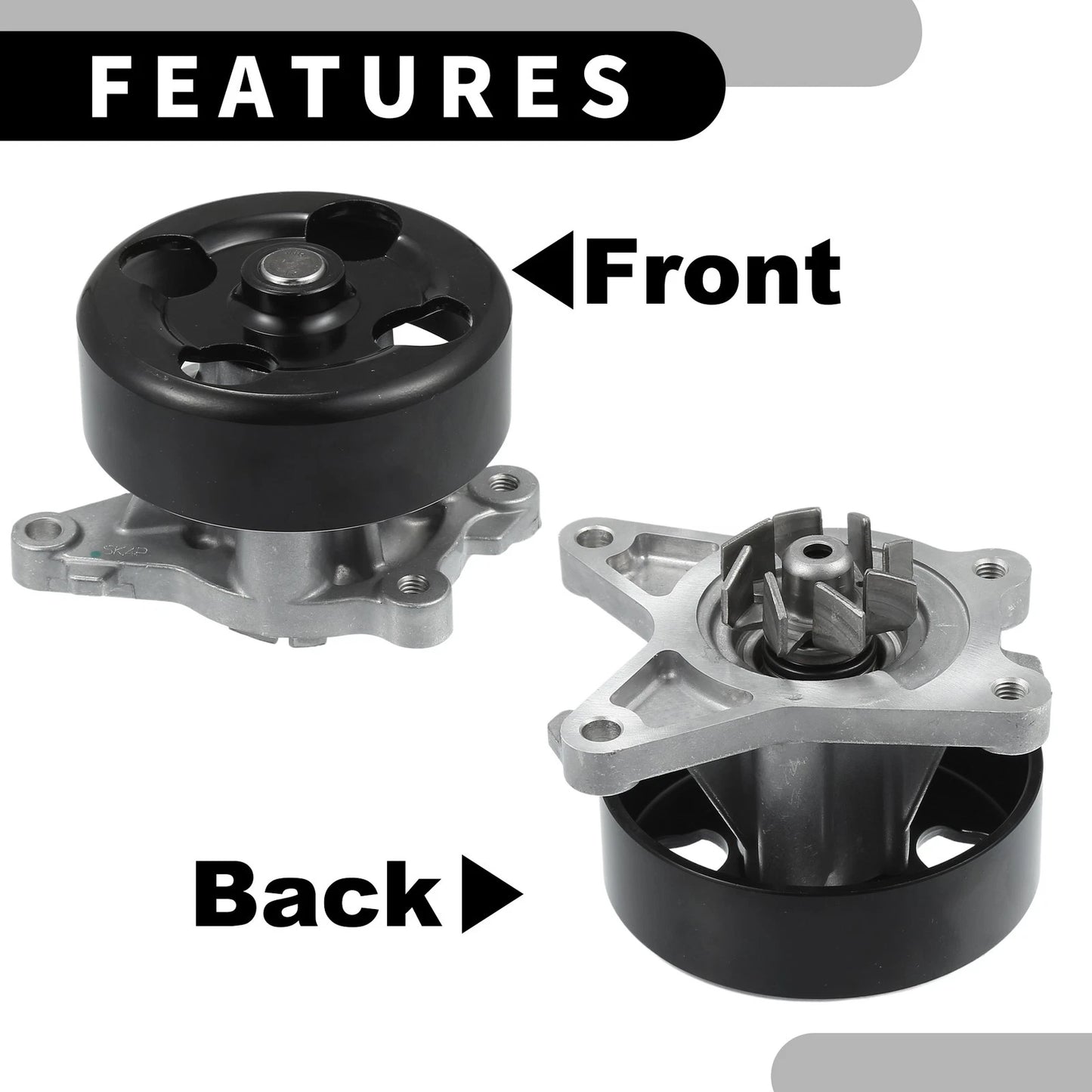 Water Pump & Gasket Kit for Chevrolet City Express (2015-2018)