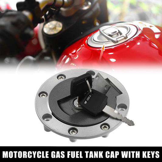 1 x Set Gas Tank Cover Locking Fuel Tank Cap with Keys for Yamaha