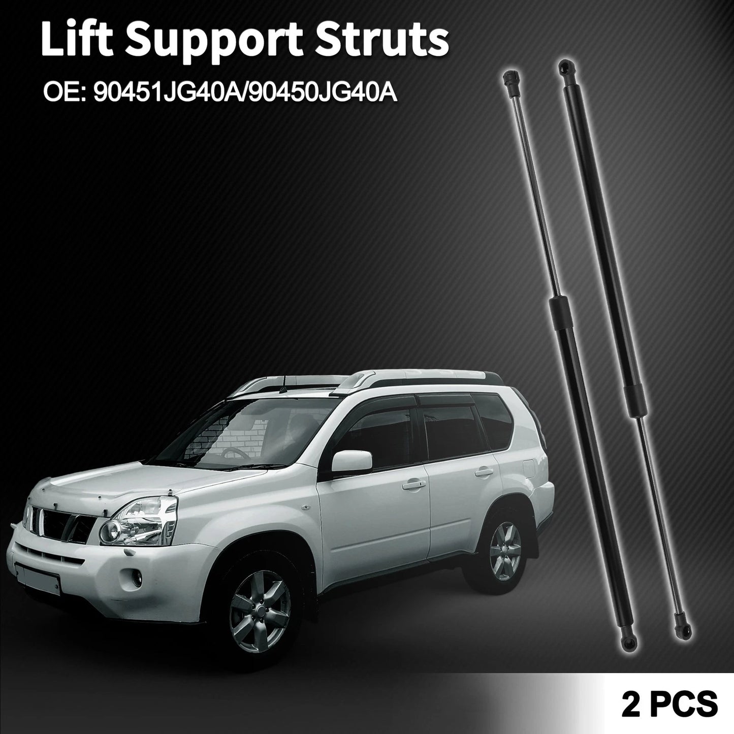 Rear Hatch Lift Supports for Nissan X-Trail (2007-2019)