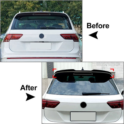 Rear Roof Spoiler Wing for Volkswagen Tiguan R-Line 2017-2022 Carbon Fiber