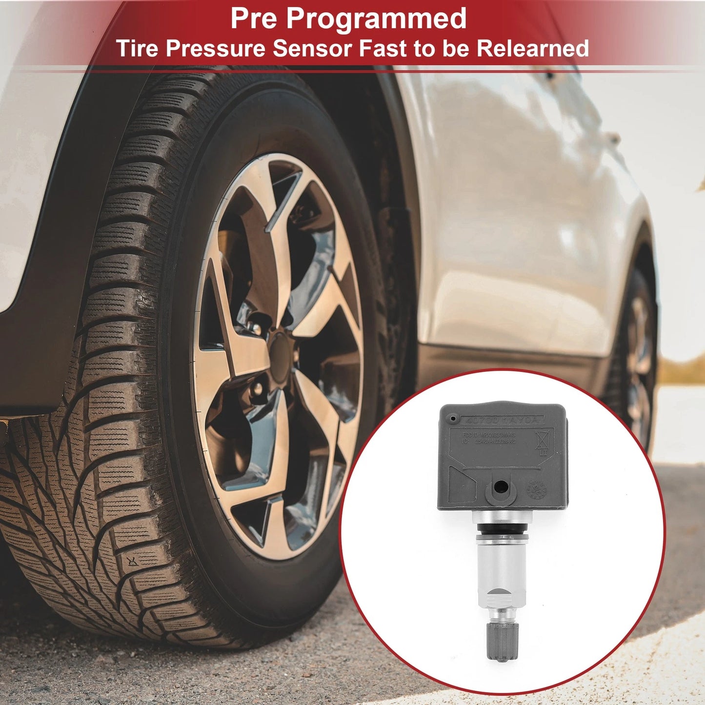 1x Tire Pressure Sensor 433MHz for Infiniti G37 (2008-2013)
