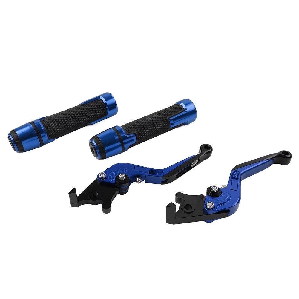 Folding Extendable Brake Clutch Levers & Handlebar Grips for Benelli TRK502/X