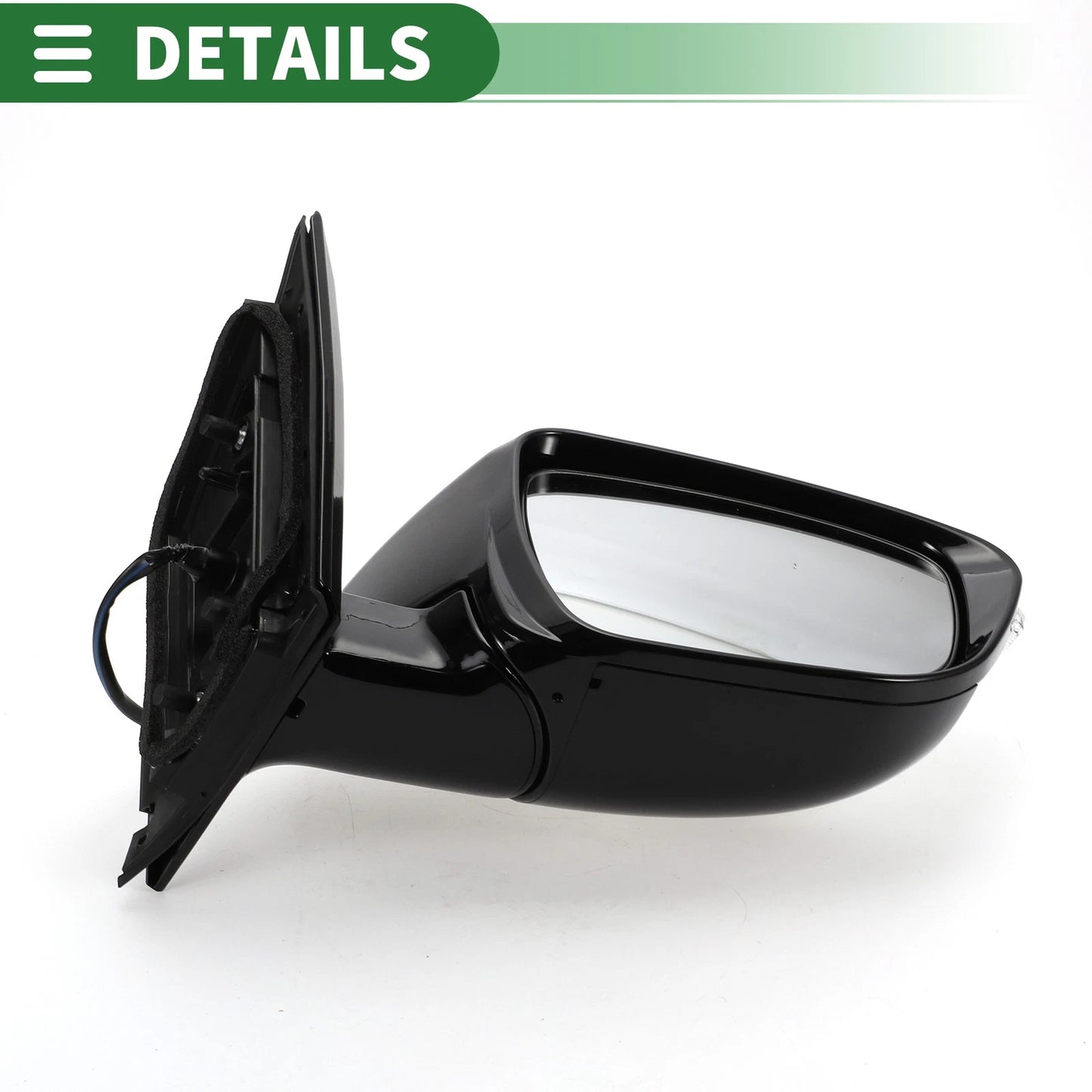 Right Side Door Mirror for Nissan Murano (2015-2020) Manual Folding White