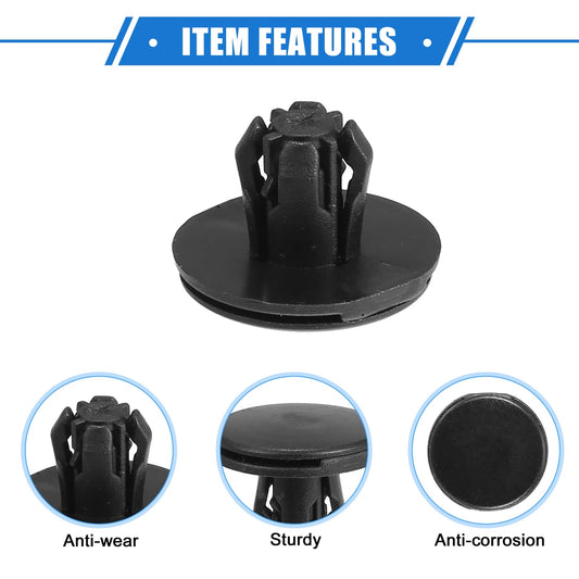 100Pcs Fender Liner Retainer Clips for Honda