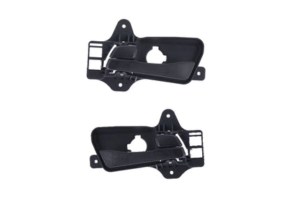 Front Left & Right Inner Door Handle Set Black for Hyundai i30 (2007-2012)