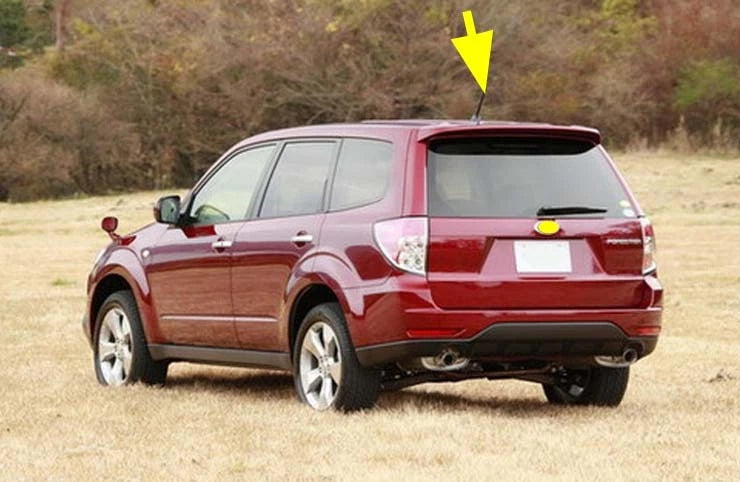 Unpainted Factory Style Trunk Spoiler Wing for Subaru Forester (2009-2012)