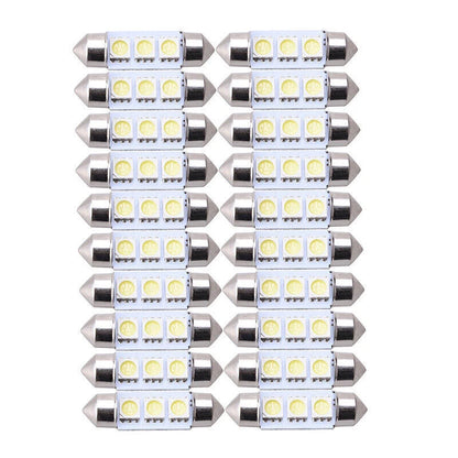 10x LED Interior Lights Bulbs Kit for Car Trunk Dome License Plate Lamps 6000K